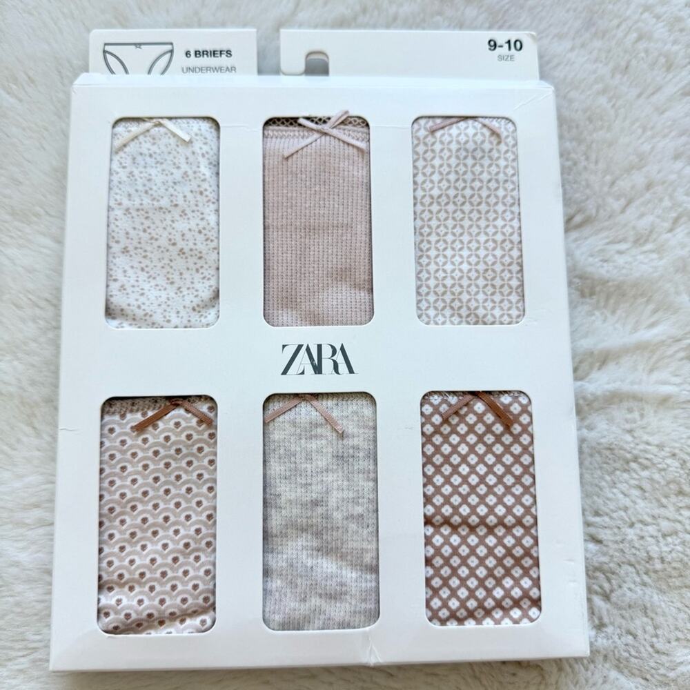NWT!!! Zara girls cotton underwear size 9-10 years
